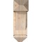 Ekena Millwork Traditional Arts and Crafts Smooth Bracket w/ Offset Brace, Douglas Fir, 7 1/2"W x 18"D x 22"H BKT0806X18X22TRA03SDF - alternate 2